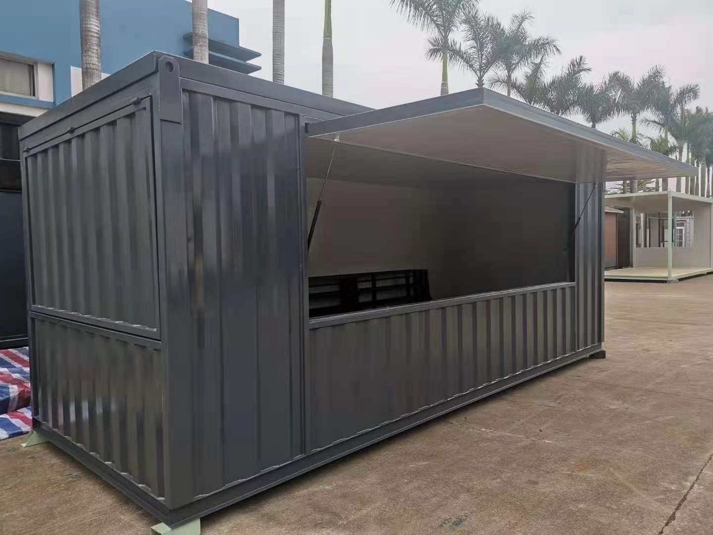 簡易住人集裝箱活動板房子移動房組裝民宿豪華臨建房貨柜屋崗亭